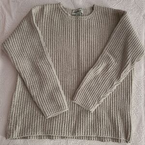 Eddie Bauer Women's Ribbed Knit Sweater - Beige